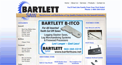 Desktop Screenshot of bartlettsaw.net