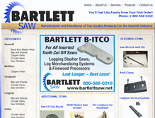 Tablet Screenshot of bartlettsaw.net